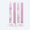 Sale 4 LED-Stabkerzen "floral" mit Geschenkbox Dekoration