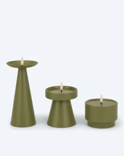 Outlet 3 Outdoor Formkerzen Dekoration