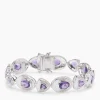 Hot Armband mit Amethyst und Emaille-Lack Armbänder
