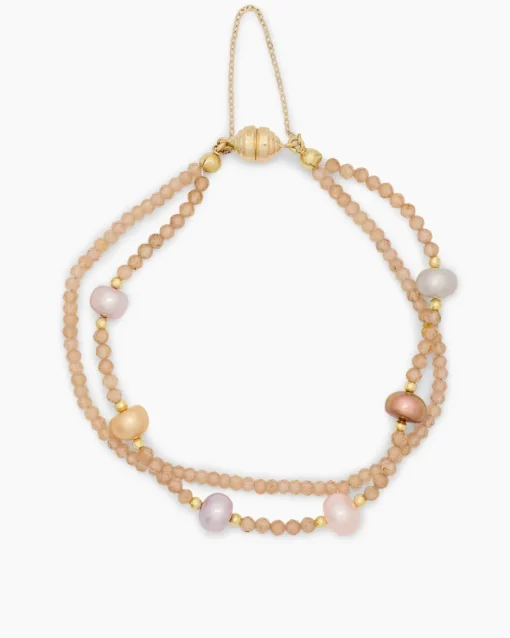 Sale Armband mit SWZ-Perlen, Zirkon & Hämatit Armbänder