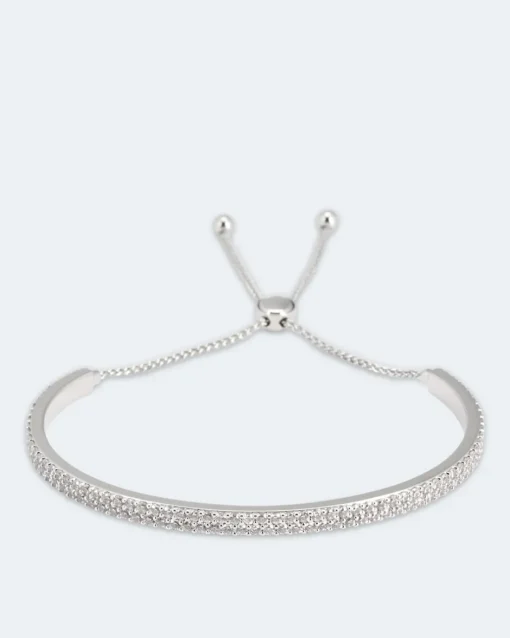 Best Armband mit Zirkonia und Slider-Verschluss Armbänder