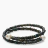 Online Armreif mit Kristallopal & SWZ-Perle 8 mm Armbänder