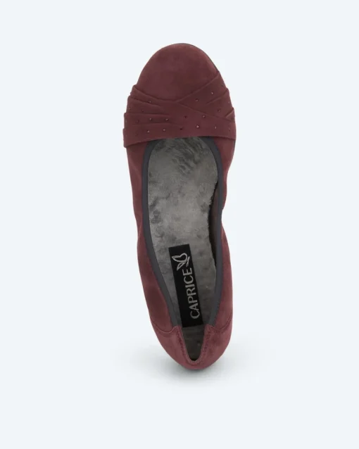 Sale Ballerina mit Steinchen Schuhe