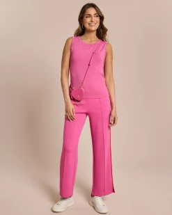 Discount Basic Top mit Ziernaht Shirts & Tops