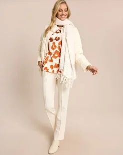 New Baumwoll-Pullover mit Animal-Druck Strickware