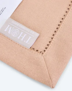 Sale Baumwoll-Servietten mit Lochstickerei, 4 Stück Heimtextilien