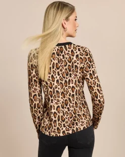 Outlet Blusenshirt mit Jaguar-Print Shirts & Tops