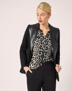 Outlet Blusenshirt mit Jaguar-Print Shirts & Tops
