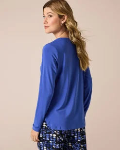 Clearance Blusenshirt uni mit Reißverschluss Shirts & Tops