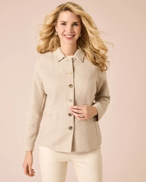 Best Bouclé-Blazerjacke Jacken & Mäntel