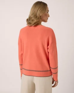 Best Boxy Strickpullover mit Zierknöpfen Strickware