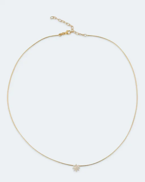 Hot Brillant-Anhänger und Kette 0,25 ct Halsketten & Colliers