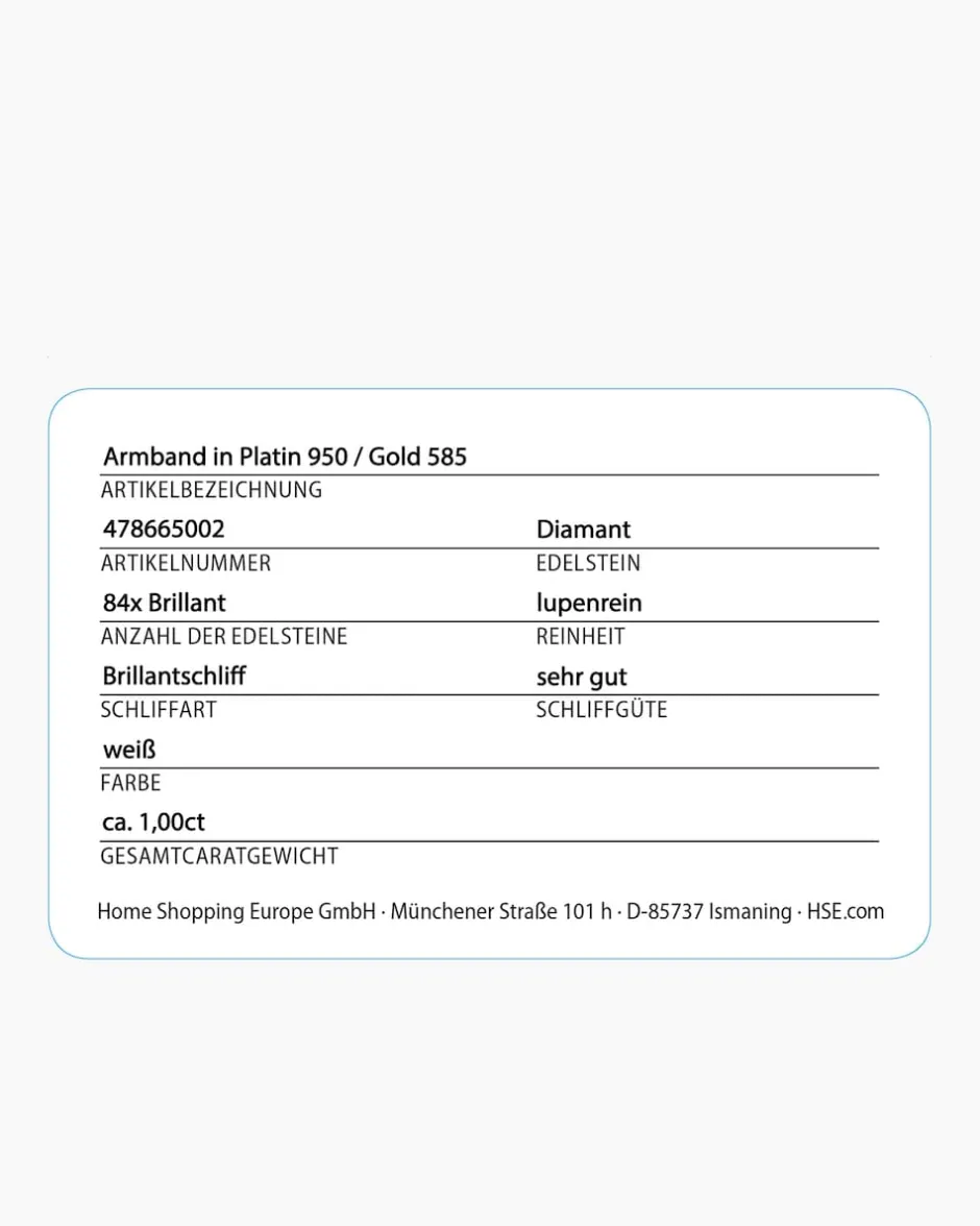 Outlet Brillant-Armband 1,0 ct Ringe