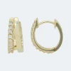 Outlet Brillantcreolen ca. 0,18 ct Ohrringe