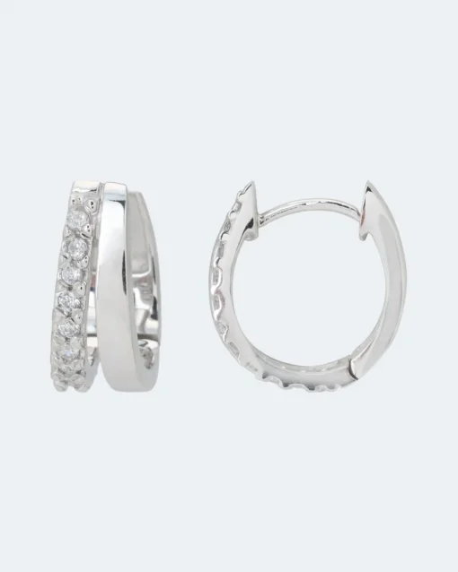 Outlet Brillantcreolen ca. 0,18 ct Ohrringe