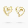 New Brillant-Ohrstecker in Herzform 0,10 ct Ohrringe