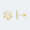 Sale Brillant-Ohrstecker "Kleeblatt" ca. 0,1 ct Ohrringe