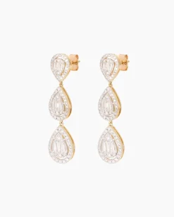 Outlet Brillant-Ohrstecker mit Diamanten 1,50 ct Ohrringe