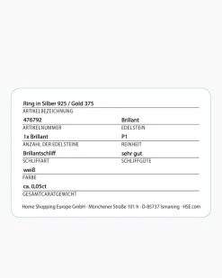 Brillantring 0,05 ct Ringe