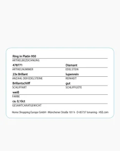 Discount Brillantring 0,10 ct Ringe