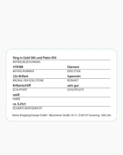 New Brillantring 0,20 ct Ringe