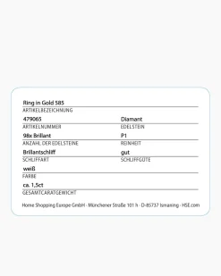 Sale Brillantring 1,5 ct Ringe