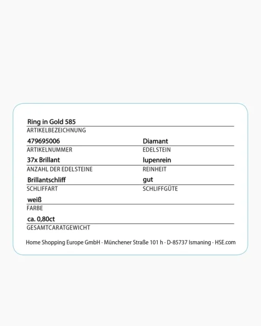 Clearance Brillantring 0,80 ct Ringe