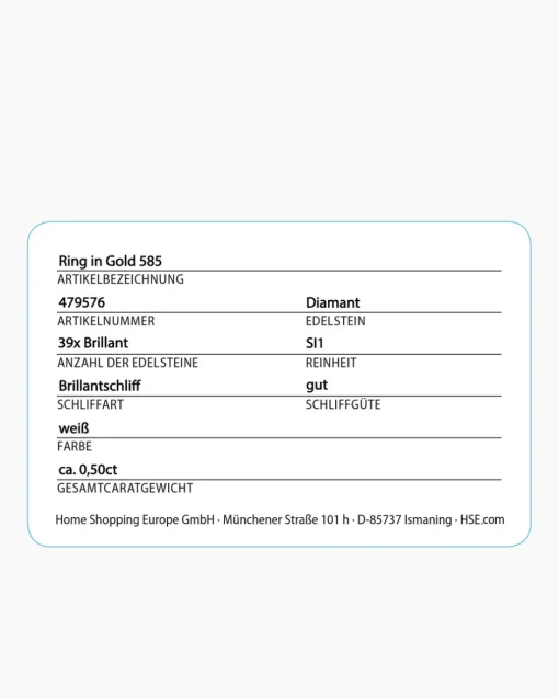 Sale Brillantring 0,50 ct Ringe