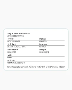 Brillantring 0,10 ct Ringe