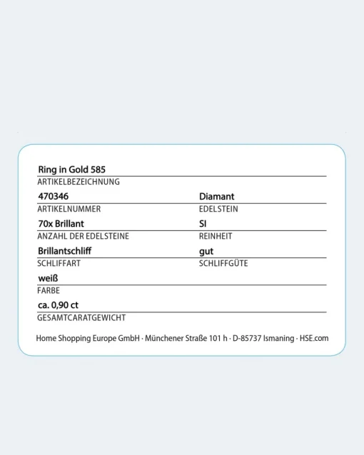 Online Brillantring 0,90 ct Ringe