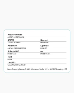 Discount Brillantring ca. 0,15 ct Ringe