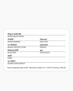 Brillantring ca. 0,60 ct Ringe