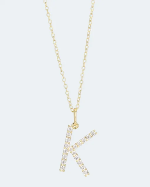 Clearance Buchstaben-Anhänger & Kette Halsketten & Colliers