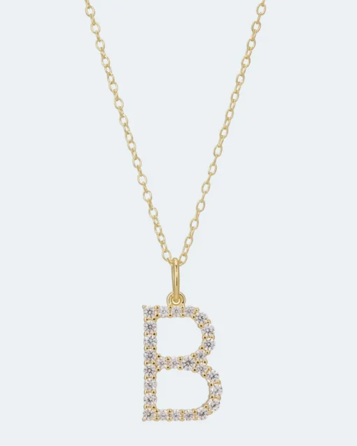 Clearance Buchstaben-Anhänger & Kette Halsketten & Colliers