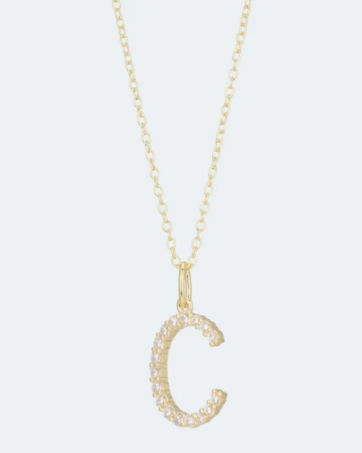 Clearance Buchstaben-Anhänger & Kette Halsketten & Colliers