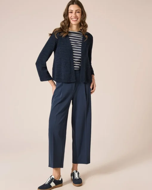 Discount Cardigan aus Bändchengarn Strickware
