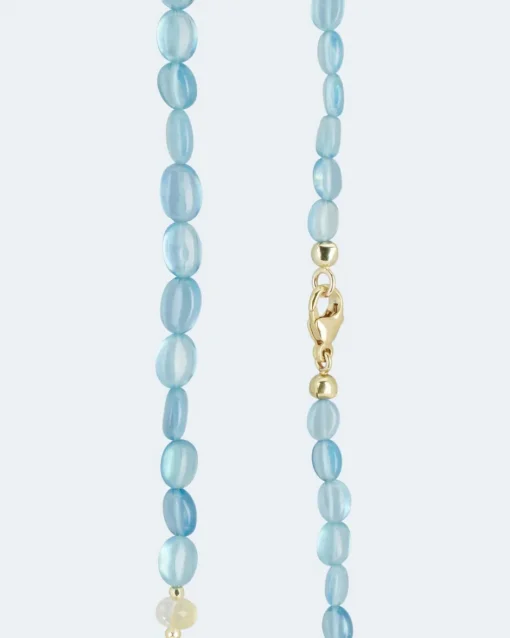 Best Collier aus Aquamarin Halsketten & Colliers