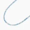 Outlet Collier mit Aquamarin & Hämatit (beh.) Halsketten & Colliers