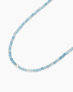 Outlet Collier mit Aquamarin & Hämatit (beh.) Halsketten & Colliers
