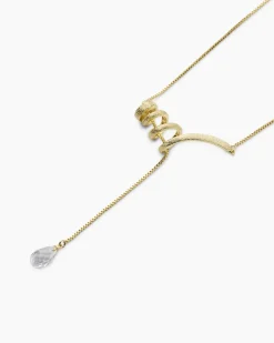 Collier mit Glasstein Halsketten & Colliers