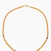 Collier mit Mandarin-Granat & Hämatit Halsketten & Colliers