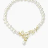 New Collier mit MK-Perlen und Zirkonia Halsketten & Colliers