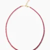 Collier mit Rubin Halsketten & Colliers