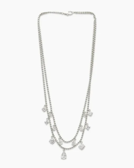 Clearance Collier mit Zirkonia Halsketten & Colliers