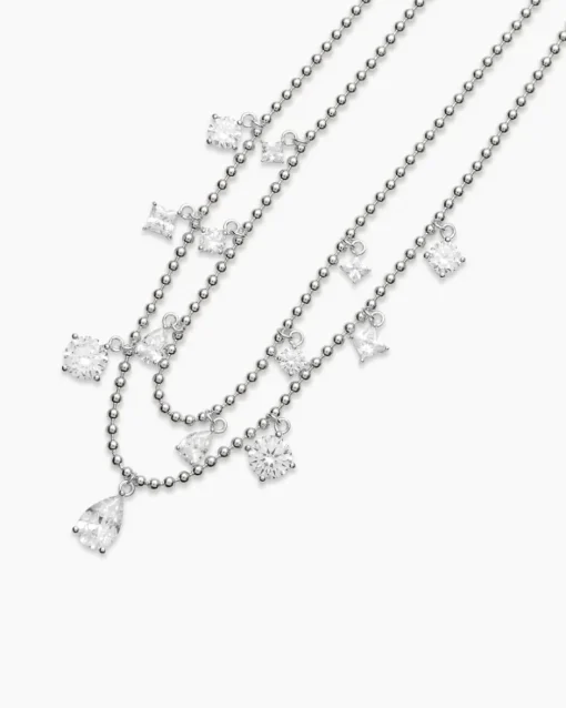 Clearance Collier mit Zirkonia Halsketten & Colliers