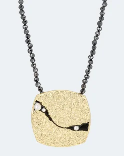 Discount Collier mit Zirkonia und Anhänger Halsketten & Colliers