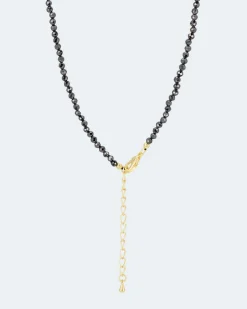 Discount Collier mit Zirkonia und Anhänger Halsketten & Colliers