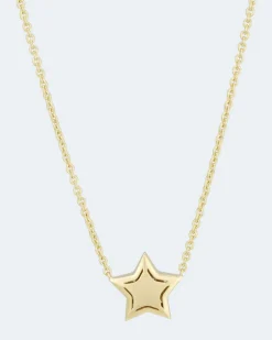 Online Collier mit Zirkonia-Stern Halsketten & Colliers