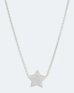 Online Collier mit Zirkonia-Stern Halsketten & Colliers