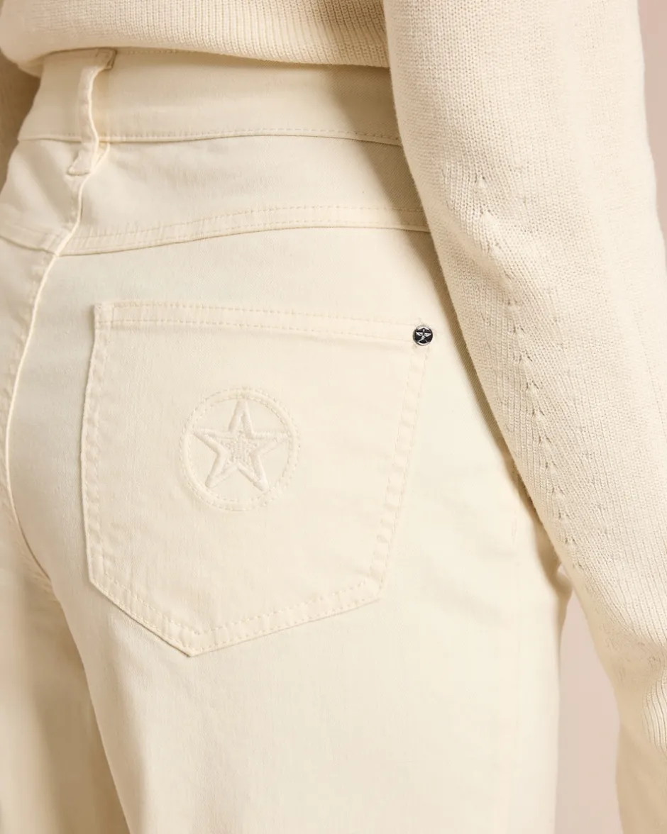 Best Color Denim weites Bein Hosen